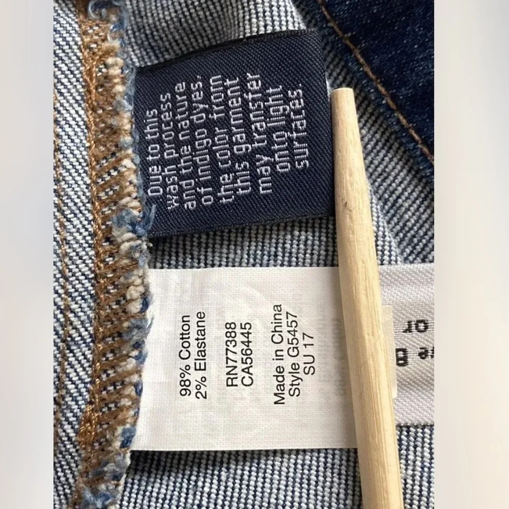 Madewell zip denim